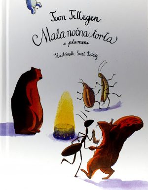 Mala nočna torta s plameni