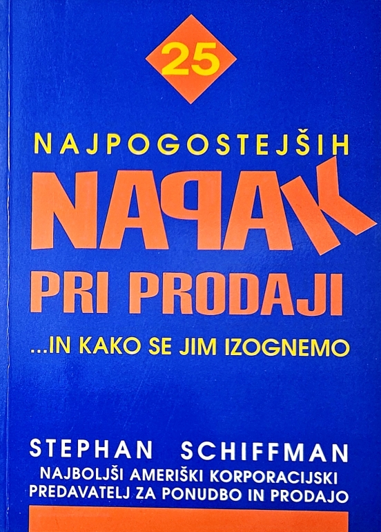 25 najpogostejših napak pri prodaji in kako se jim izognemo