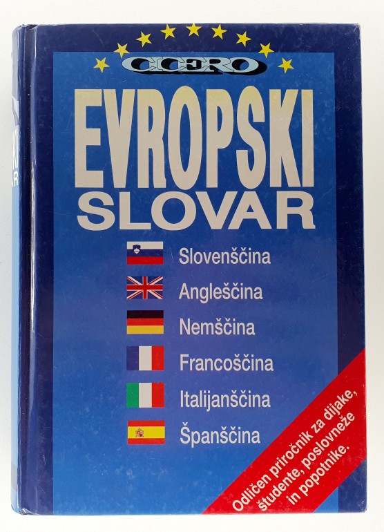 Evropski slovar : slovensko - angleško - nemško - francosko - italijansko - špansko