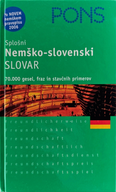 PONS Splošni nemško-slovenski slovar