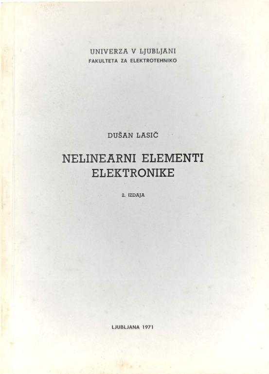 Nelinearni elementi elektronike